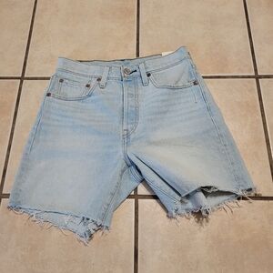 Levi's Light Blue Jean Shorts for Women